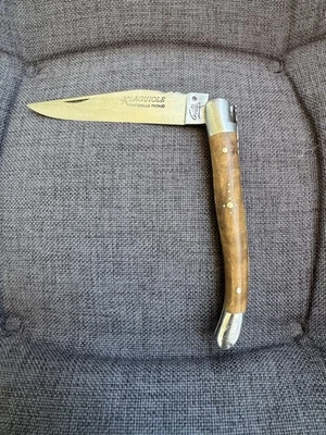 Gilles Laguiole Fontenille Pataud 12C27 Hand Made France Sammlermesser Holzgriff - Bild 1 von 4