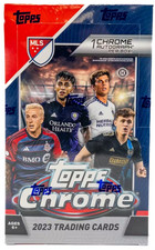 2023 TOPPS CHROME MLS MAJOR LEAGUE SOCCER HOBBY BOX NEW FACTORY SEALED