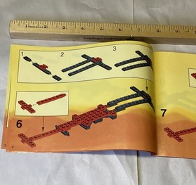 LEGO 6056 Dragon Wagon Knights Castle Retired Instruction Manual Only 1993