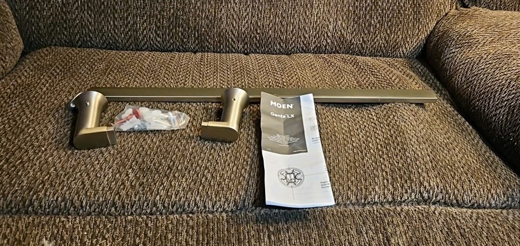 Bar Brushed Nickel Bath Towel Rack Holder Bh3824bn New