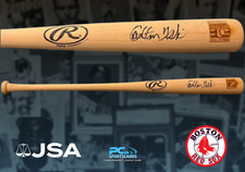 Carlton Fisk Signed Auto Rawlings Commemorative HOF Baseball Bat JSA COA EB2