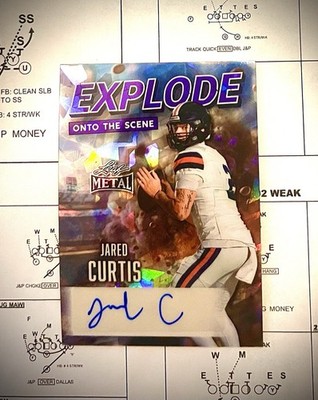 Jared Curtis 1/1 Auto 2026 Leaf Metal Explode Onto The Scene Crystal Vanderbilt