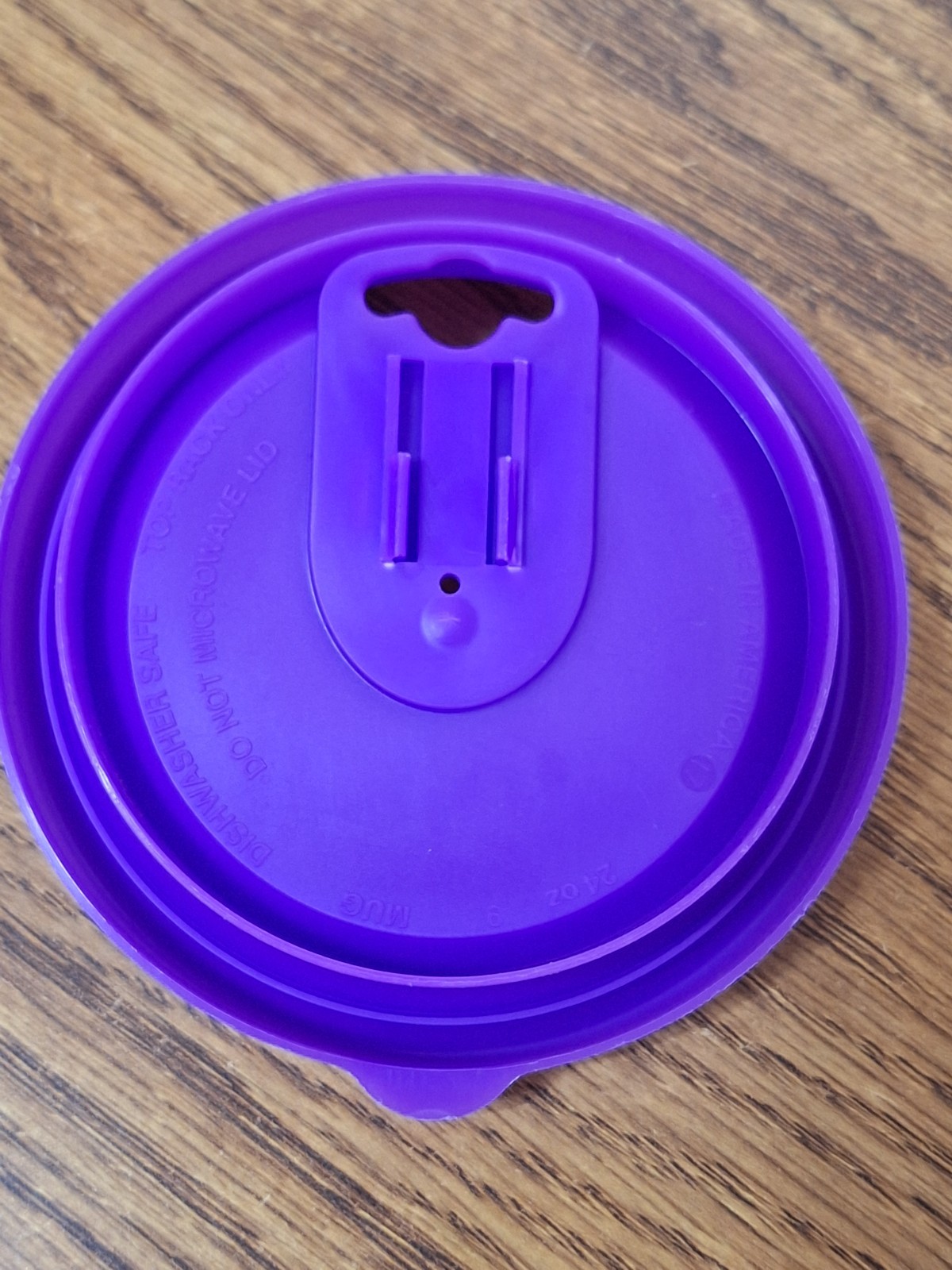 Genuine Tervis Tumbler 24oz Travel Lid with Slider in Purple