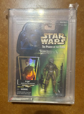 1997 Kenner Star Wars Green Card 4-LOM AFA 85 NM+ 11612348