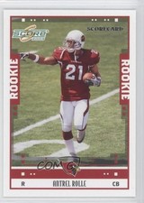 2005 Score Rookie Scorecard 45/599 Antrel Rolle #338 9ap