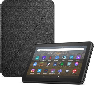 Amazon Fire HD 8 Tablet Cover (Only compatible with 12th generation Black 