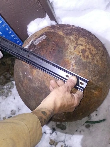 Antique Cannon Ball .