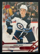 Sami Niku 2020-21 Upper Deck Overtime Red Parallel Card #93/99