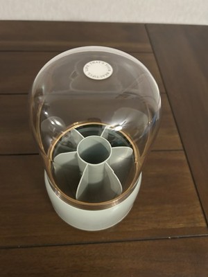 SN012 Rotating Vanity Brush Storage Box Organizer Dustproof Cover