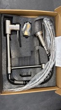 Kitchen Sink Faucet Brushed Nickel Single Handle Pull Out Sprayer Stainless