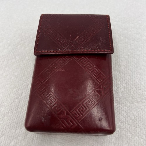 Yves Saint Laurent Paris / YSL - Pochette / portasigarette vintage in pelle - Foto 7 di 14