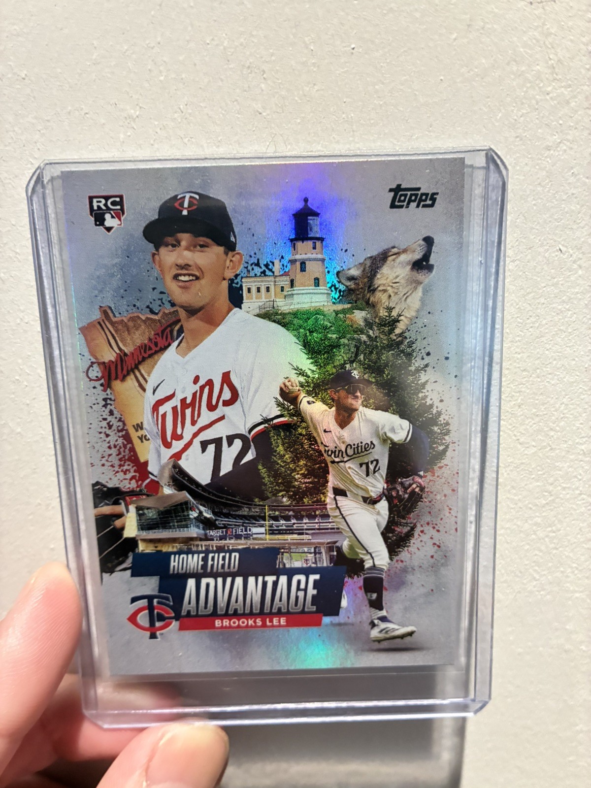 🔥2025 Topps Series 1 Brooks Lee Home Field Advantage Rookie SP Minnesota Twins
