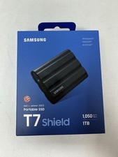 Samsung T7 Shield 1-TB External Portable SSD - Black New Sealed