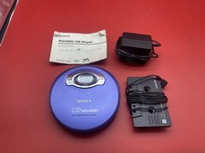 Sony CD Walkman D-EJ611 G-Protection Portable CD Player Purple FOR PARTS
