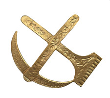 Pick & Rake Gilded Symbol For Orange Order Collarette