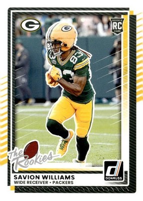 Savion Williams RC 2025 Donruss Rookies And Highlights #DRH-79 Packers ID:163742