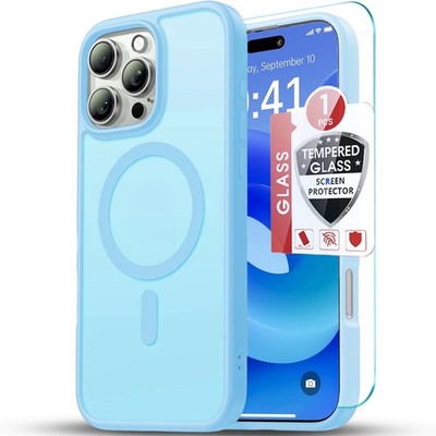 For iPhone 17 Pro Max Case 17 Pro/16/15/14/13/12/11 Phone Cover + Tempered Glass