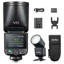 Godox V1 Mid C Kameras Blitzgerät Kompatibel mit Canon Kamera 2.4GHz TTL1/8000