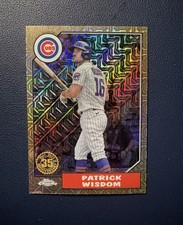 Patrick Wisdom 2022 Topps Chrome Platinum Prism Refractor Cubs T87C-64