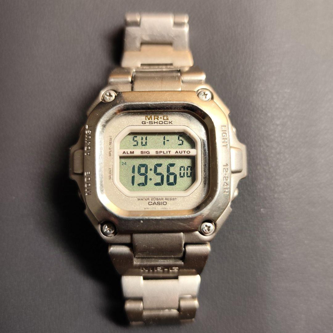 時計 CASIO G-SHOCK mr-g 110 Casio G-Shock MRG 110T Titanium Digital Quartz Watch Rare Tested