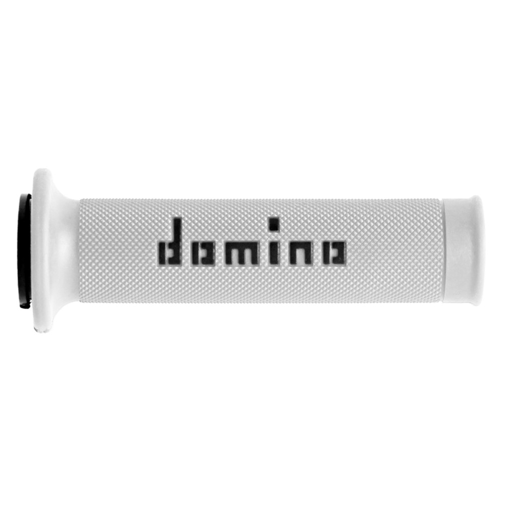 Domino Racing Grips 126Mm White/Black A01041C4046 For Motorcycle Parts