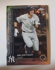 Topps 2026 Chrome Update Ben Rice Rookie Debut USC138 Yankees MLB Baseball Card