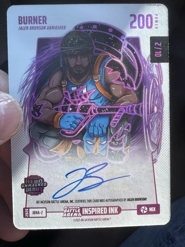 Bo Jackson Battle Arena Burner Jalen Brunson JBNA-2 Hex Auto 200 Power /10