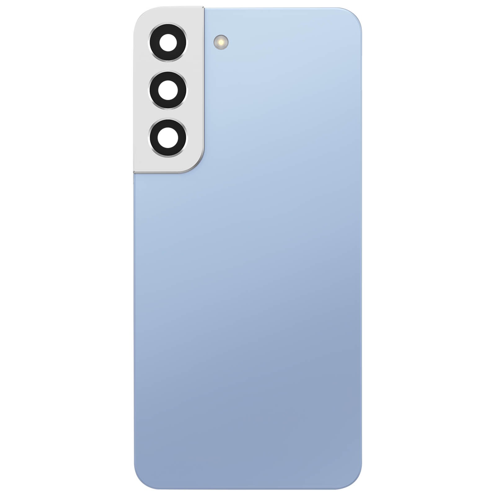 Cache batterie Galaxy S22 bleu clair Clappio avec adhésif
