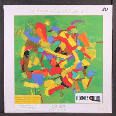 STAN GETZ & JOAO GILBERTO: selections from getz/gilberto '76 RESONANCE 10'' EP Se