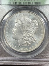 PCGS MS63PL 1904 O MORGAN DOLLAR  BLAAST WHITE  REALLY FLASHY LUSTER OGH