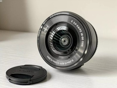 Sony E PZ 16-50mm f/3.5-5.6 OSS Lens for Sony E-Mount Cameras Black-Open box