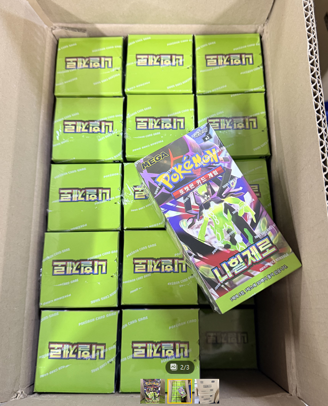 Pokemon Card MEGA Munikis Nihil Zero Booster Box M3 Sealed Korean