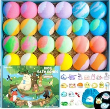 Bath Bombs for Kids with Surprise Inside   Handmade Bath Bombs with