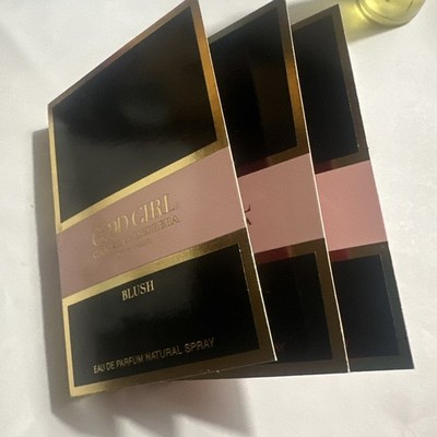Lot Of  3, Carolina Herrera  Good Girl Blush EAU De Parfum Sample Size 1.5ml Ea.