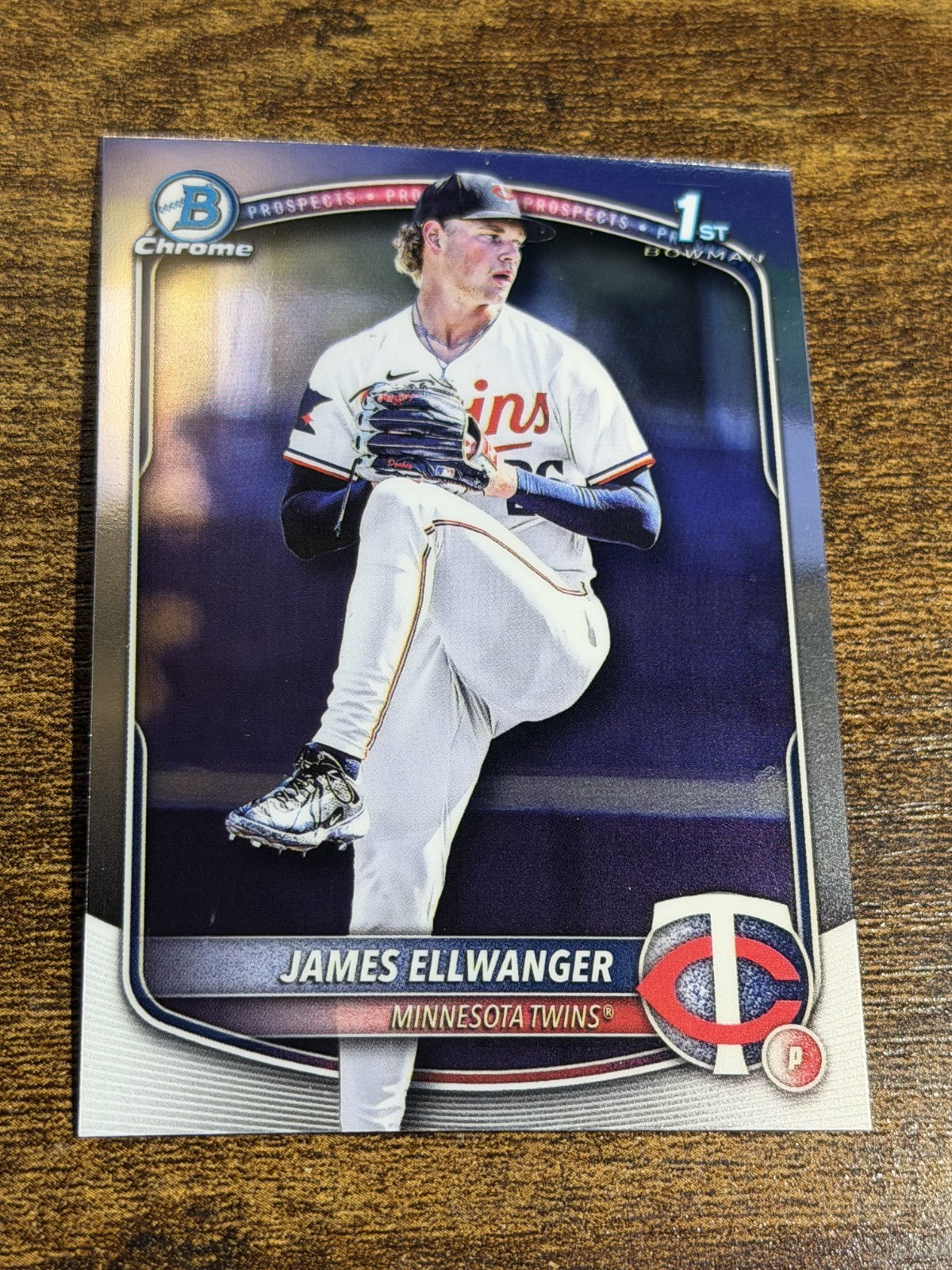 JAMES ELLWANGER 2025 Bowman Draft #BDC-164 1st Chrome