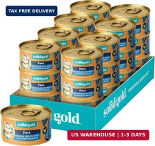Wet Cat Food Pate for Indoor Cats - Healthy Canned Cat Food Pate w/Re