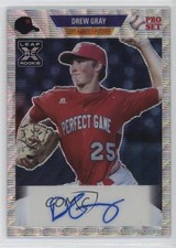 2021 Leaf Pro Set Metal 1989 Pro Set Silver Wave 1/6 Drew Gray #PA-DG1 Auto i6j
