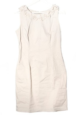 ORSAY Sommerkleid Damen Kleid Gr. DE 38 wollweiß Casual-Look