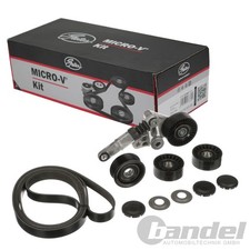GATES Micro-V Kit KEILRIPPENRIEMEN-SATZ passend für AUDI A4 A5 A6 Q5 VW PHAETON