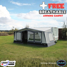 2026 Camptech Atlantis DL Full Caravan Awning | Carbon Fibre Frame | All Sizes