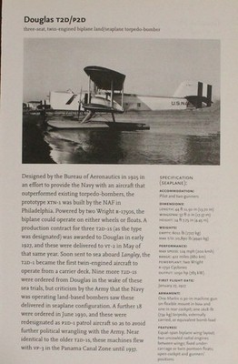 Douglas T2D P2D Plane Picture Aircraft Article Vintage Detail Info Page Sheet 