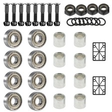 38 Pack Skateboard Bearings 608zz Skateboard Hardware Kit Skateboard Deck Mou...