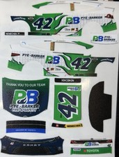 Custom 2025 JH Nemechek 42 PB Atlanta 1/64 Scale NASCAR Peel  Stick Decals