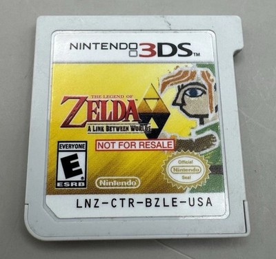 The Legend of Zelda A Link Between Worlds Not For Resale Demo GPK Nintendo 3DS