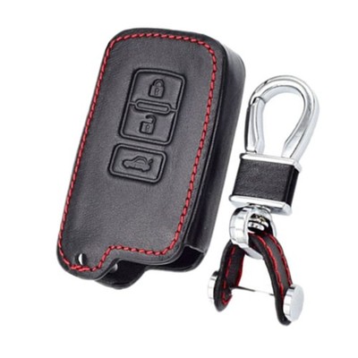 Leder Auto Smart Key Protector Case Cover Schlüsseltasche Schlüsselbund für T...