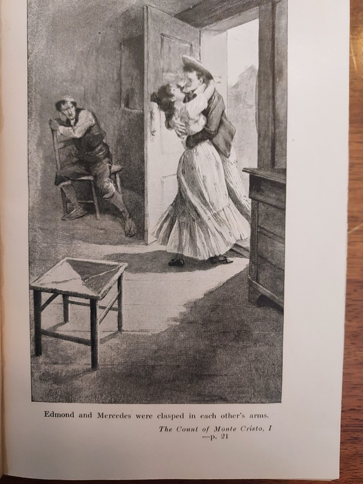 1910 THE COUNT OF MONTE CRISTO Book Set ALEXANDRE DUMAS ANTIQUE CLASSIC