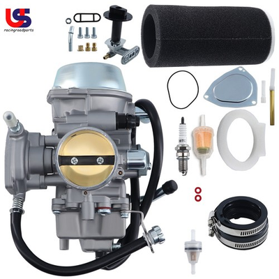 #ad Carburetor Carb and Fuel Valve Petcock Lever Air Filter Foam Intake Manifo $60.75