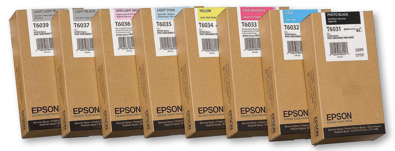 Genuine Epson Ink - T6033 VIVID MAGENTA / PRO 7880 9880 (INC VAT) BOXED - Image 5