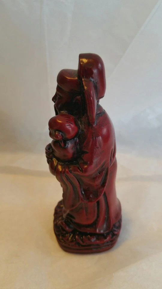 Estatua china hombre vintage Foto 2 de 4