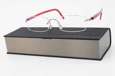 LINDBERG Brille Mod. 2001 T53 135 Col. K136 P10 Spirit Titanium Rimless Red